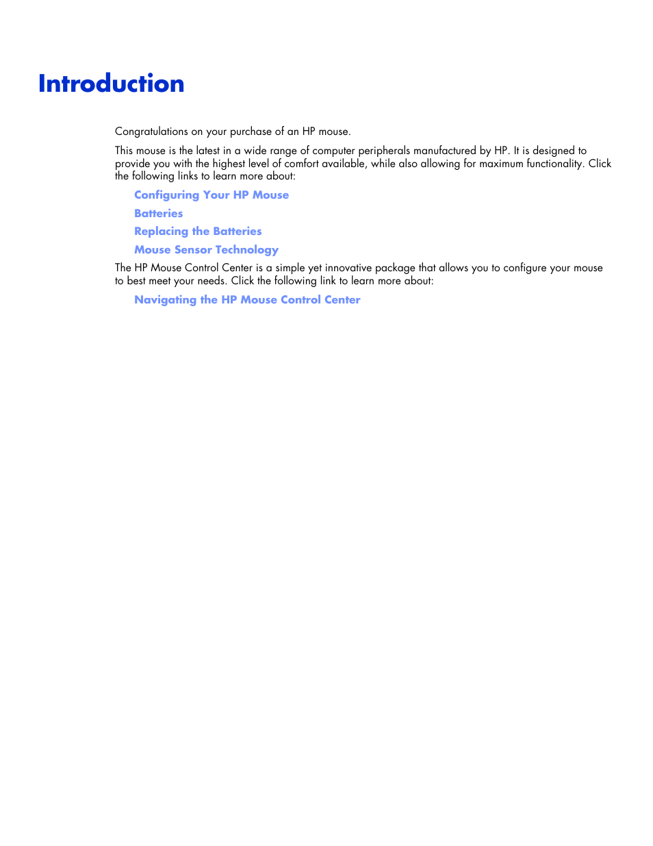 HP Wi-Fi Direct Mobile Mouse User Manual | 31 pages