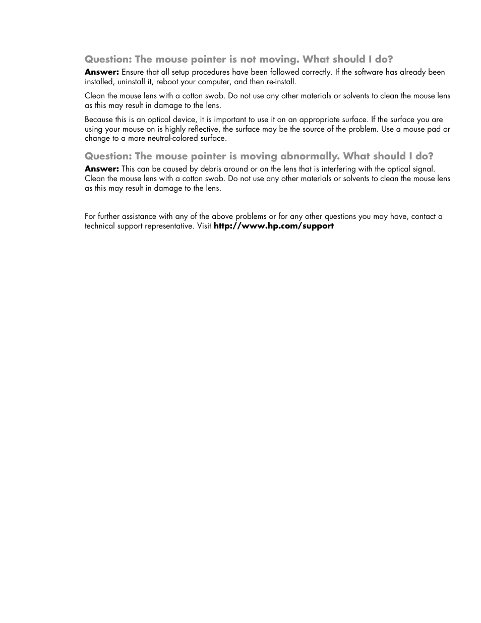 HP Wi-Fi Direct Mobile Mouse User Manual | Page 30 / 31