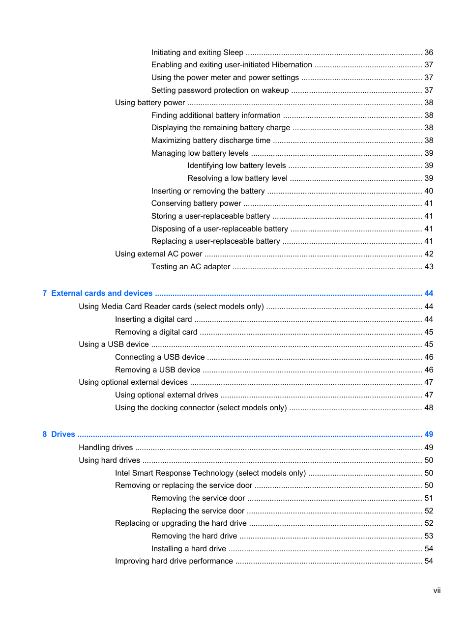 HP EliteBook Revolve 810 G1 Tablet User Manual | Page 7 / 101