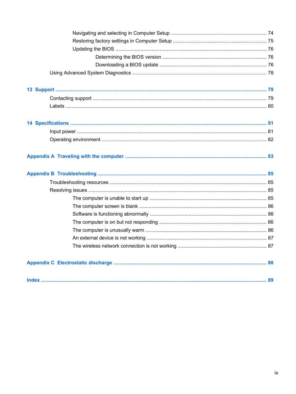 HP EliteBook Revolve 810 G1 Tablet User Manual | Page 9 / 101