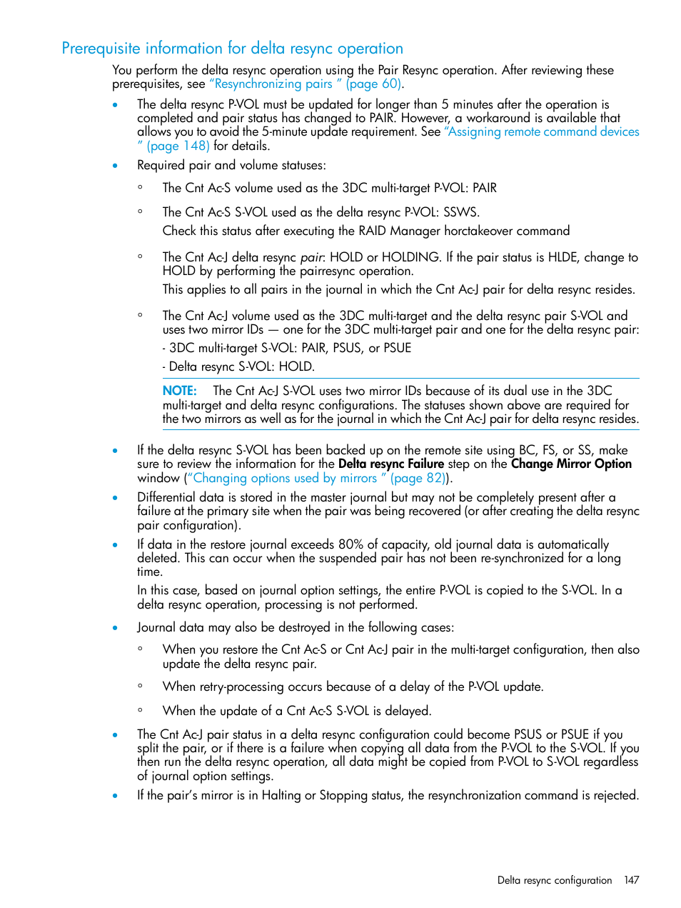 Prerequisite | HP XP P9500 Storage User Manual | Page 147 / 192