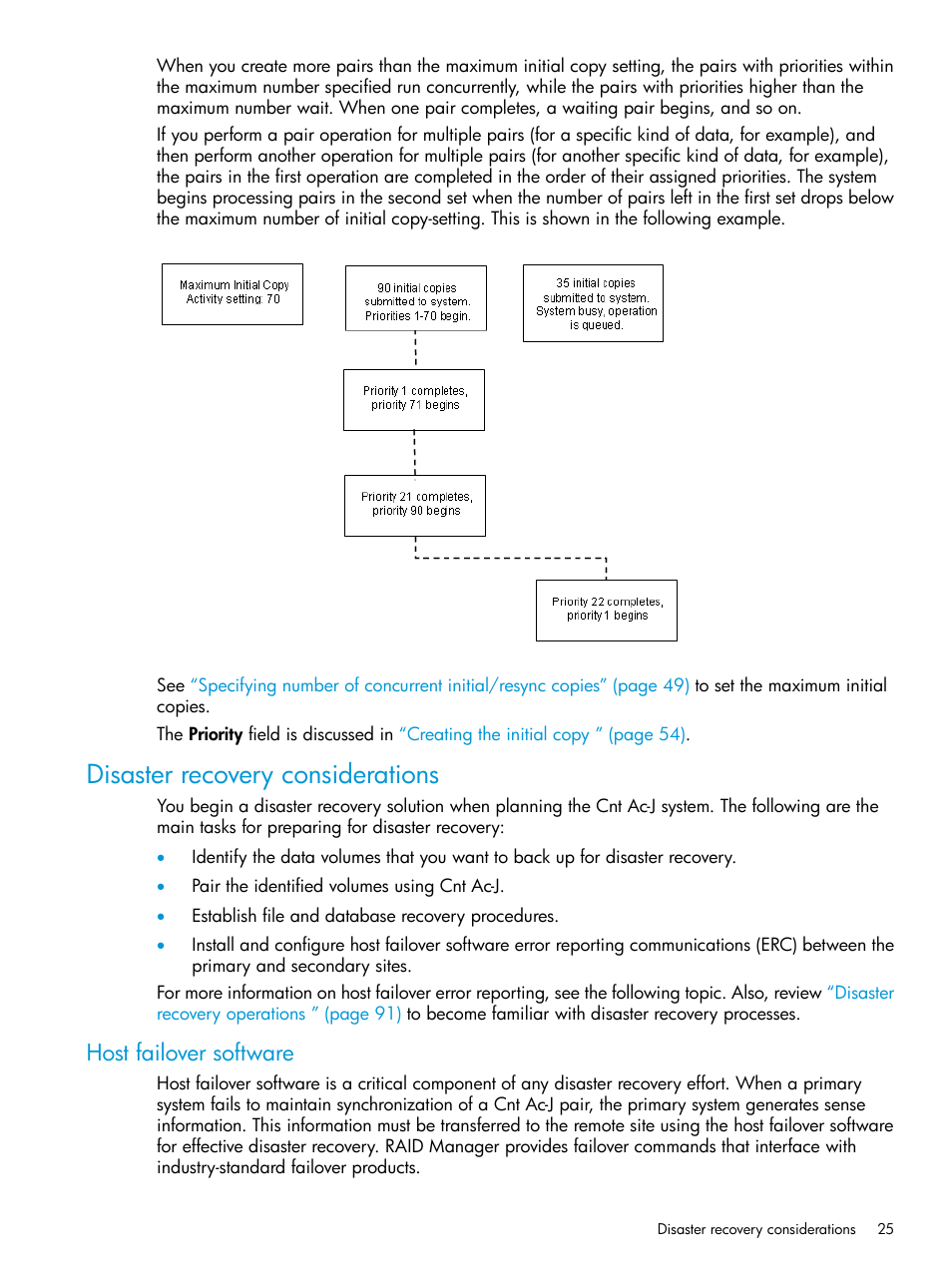 Disaster recovery considerations, Host failover software | HP XP P9500 Storage User Manual | Page 25 / 192