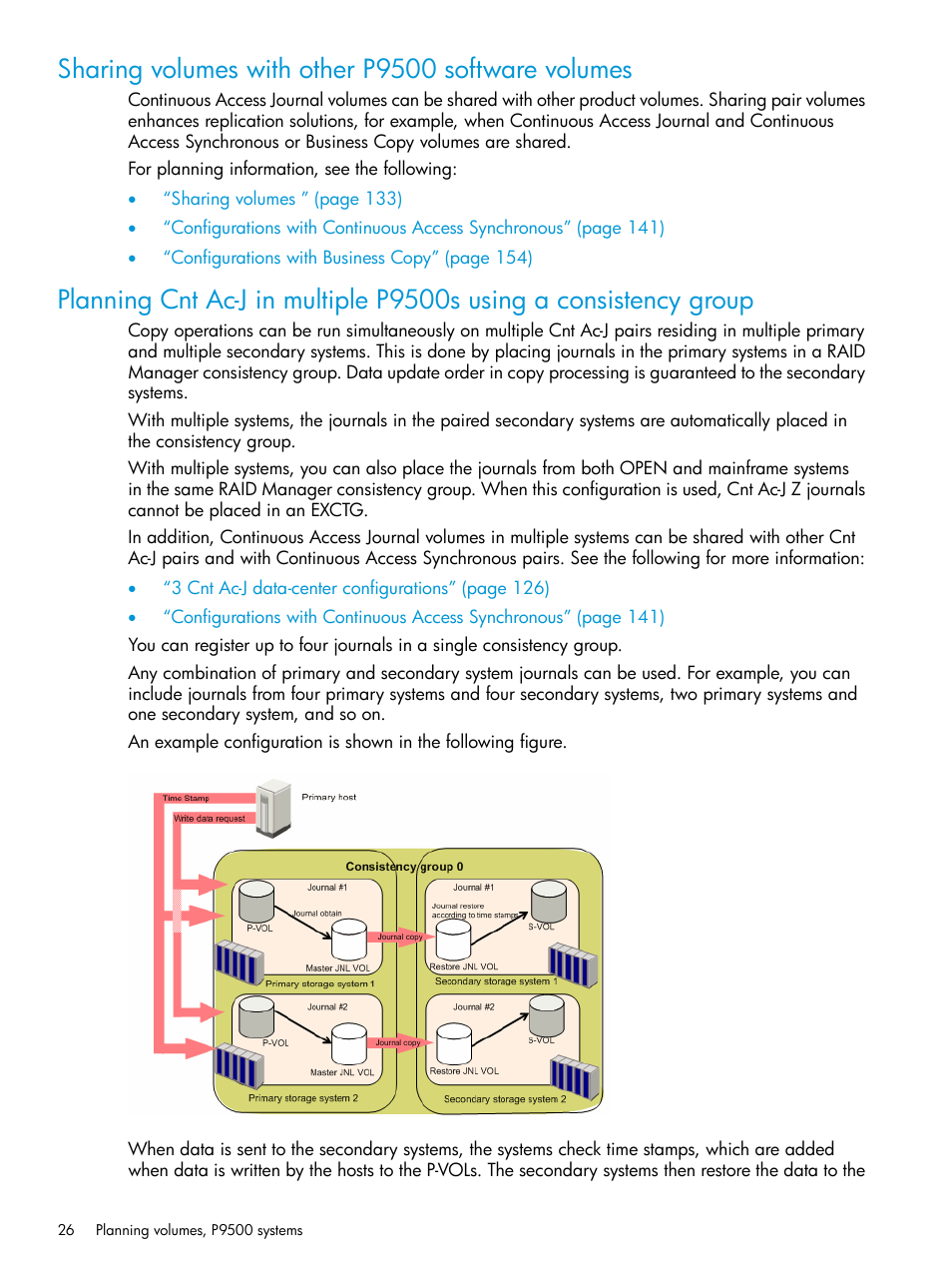 Sharing volumes with other p9500 software volumes | HP XP P9500 Storage User Manual | Page 26 / 192
