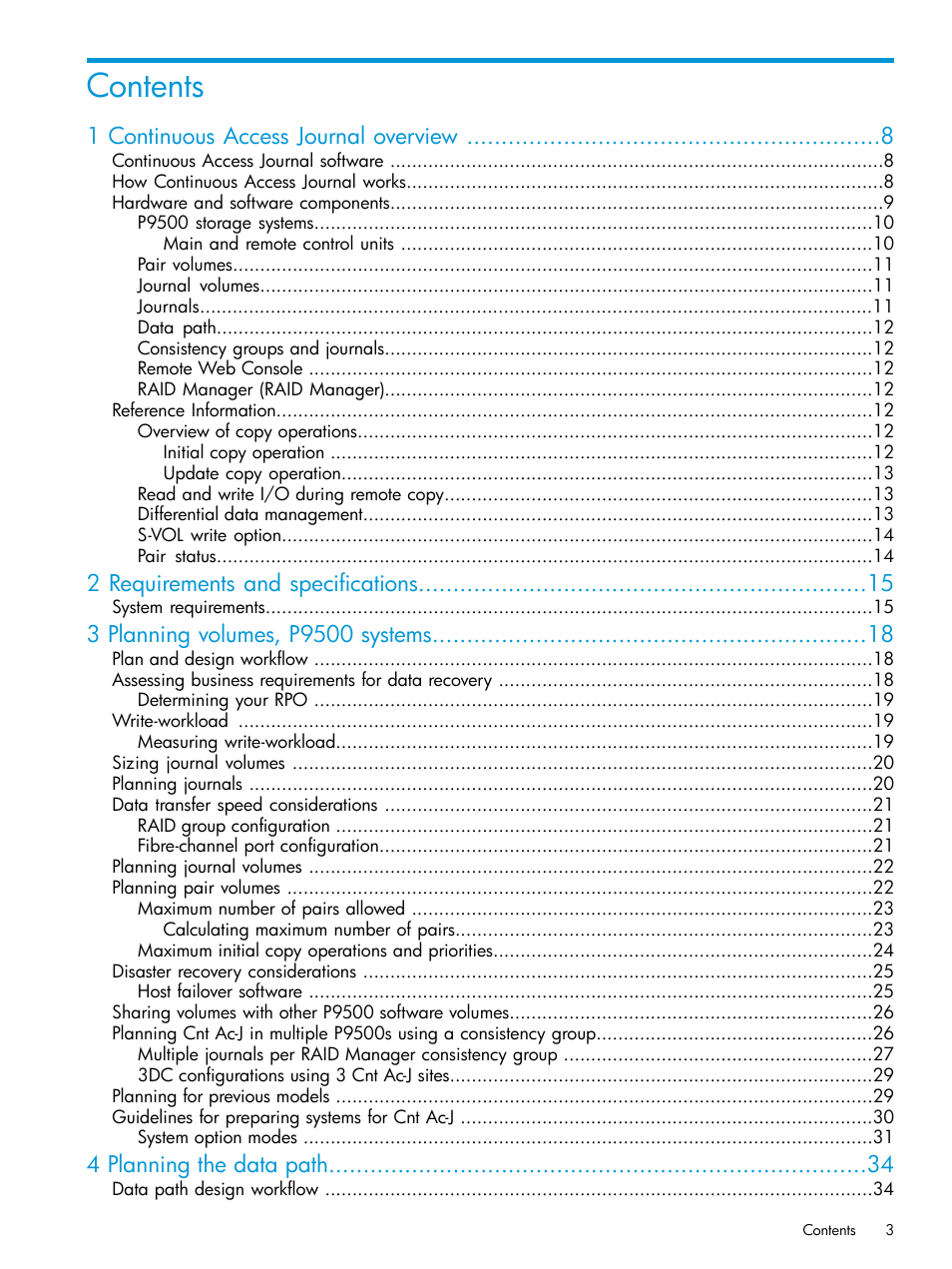 HP XP P9500 Storage User Manual | Page 3 / 192