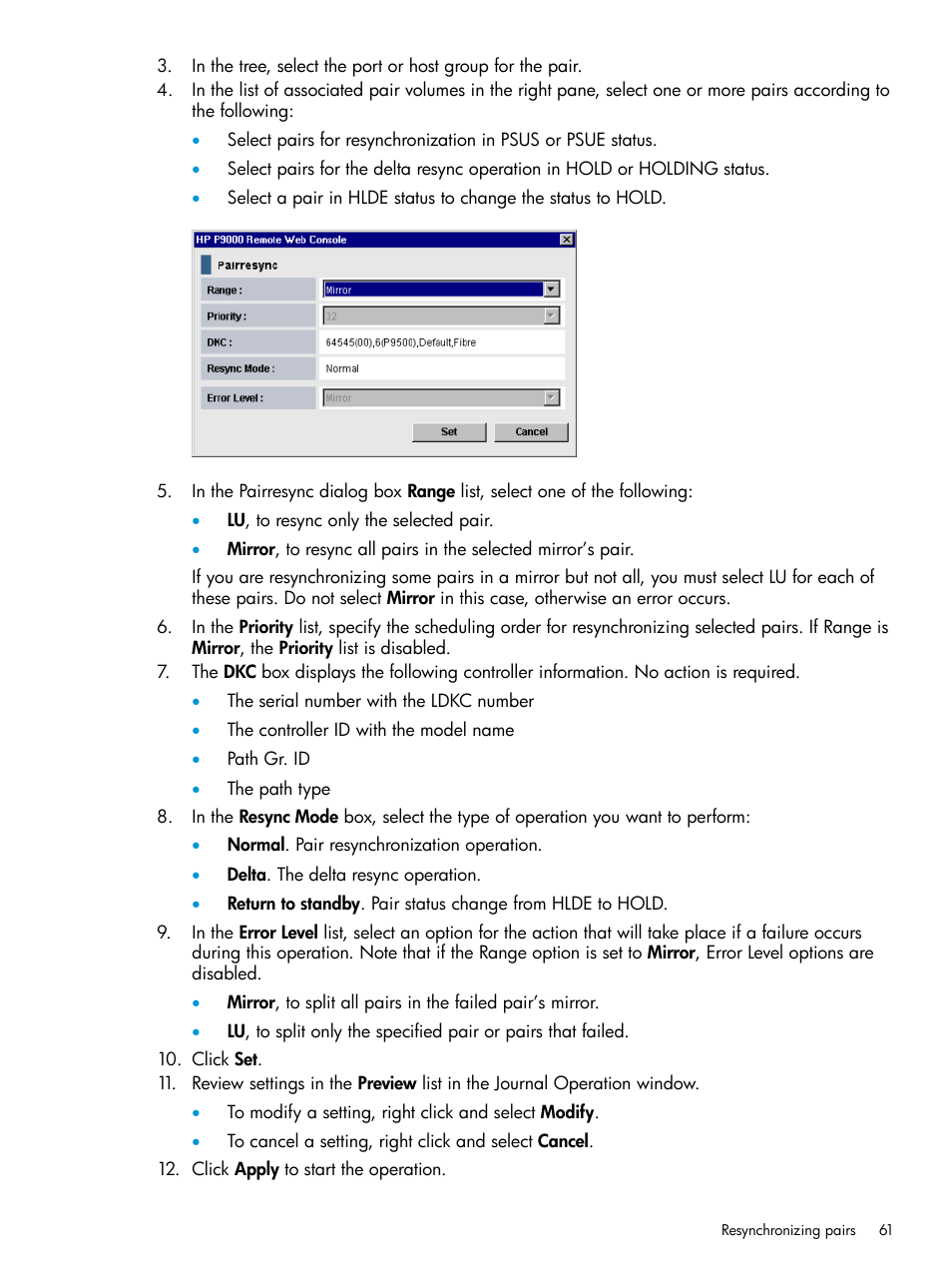 HP XP P9500 Storage User Manual | Page 61 / 192