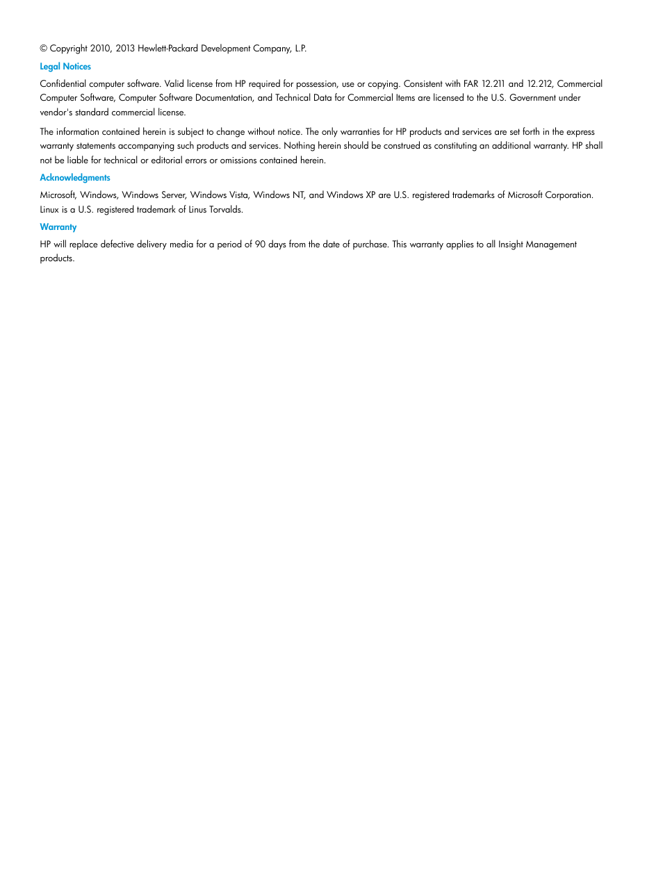 HP Systems Insight Manager User Manual | Page 2 / 259
