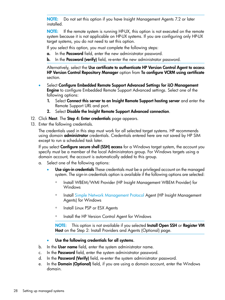 HP Systems Insight Manager User Manual | Page 28 / 259