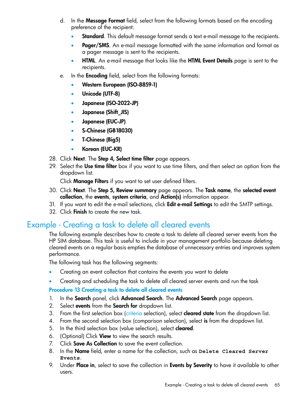 HP Systems Insight Manager User Manual | Page 65 / 259