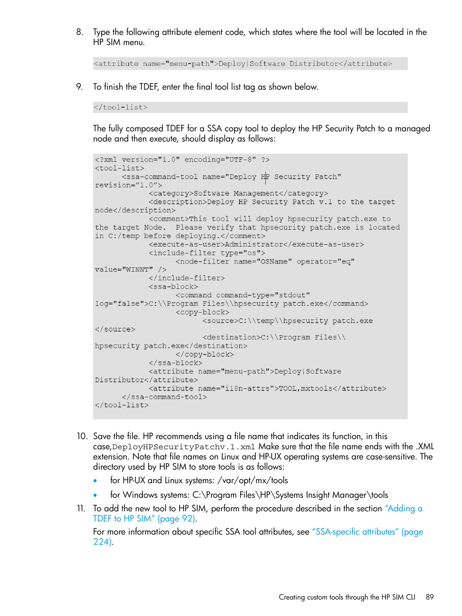 HP Systems Insight Manager User Manual | Page 89 / 259