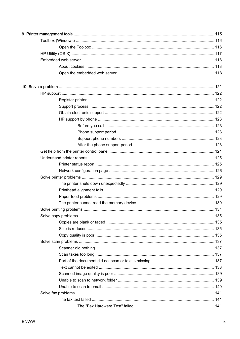 HP Officejet Pro 8610 e-All-in-One Printer User Manual | Page 11 / 268