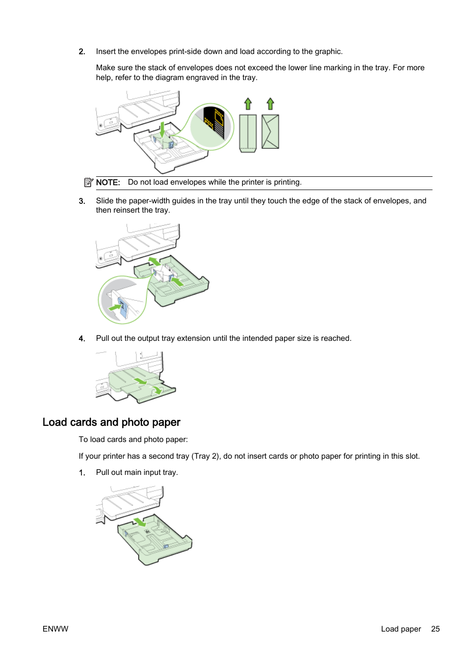 Load cards and photo paper | HP Officejet Pro 8610 e-All-in-One Printer User Manual | Page 41 / 268