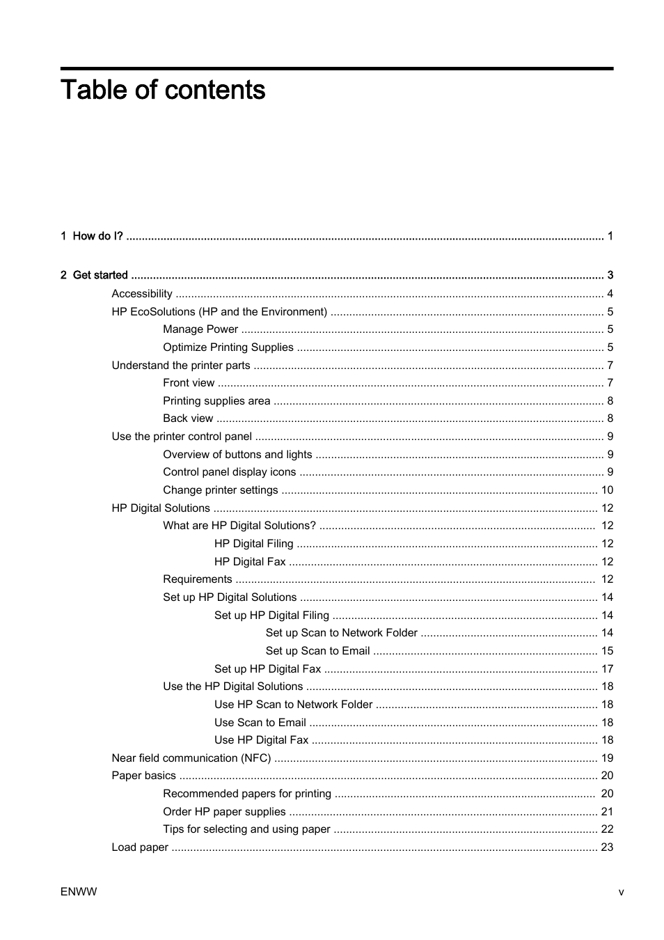 HP Officejet Pro 8610 e-All-in-One Printer User Manual | Page 7 / 268
