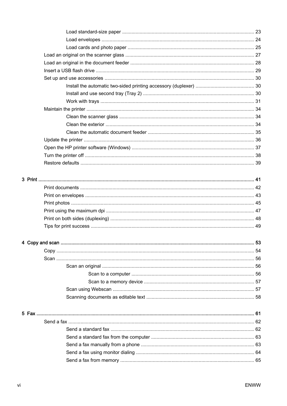 HP Officejet Pro 8610 e-All-in-One Printer User Manual | Page 8 / 268