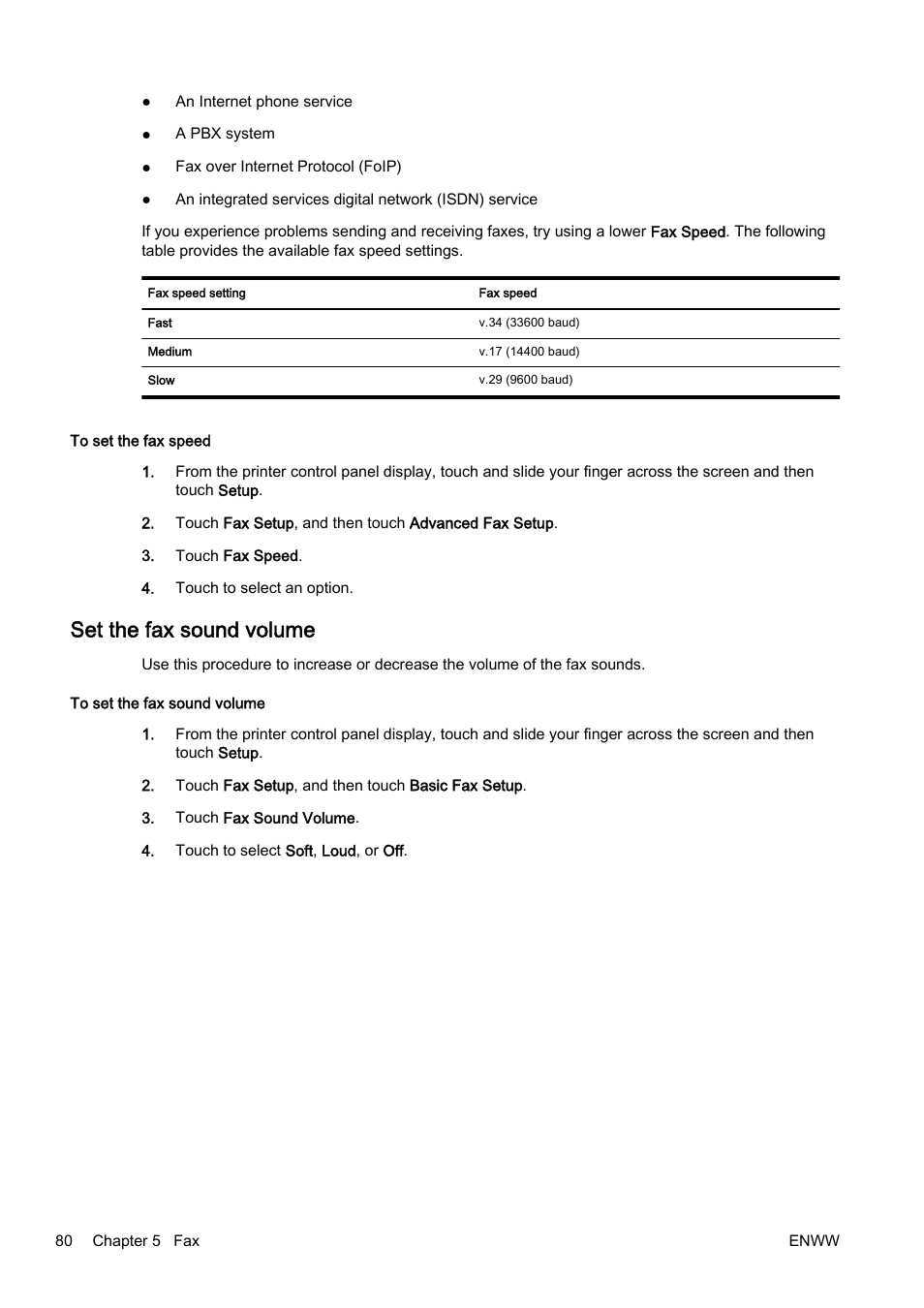 Set the fax sound volume | HP Officejet Pro 8610 e-All-in-One Printer User Manual | Page 96 / 268