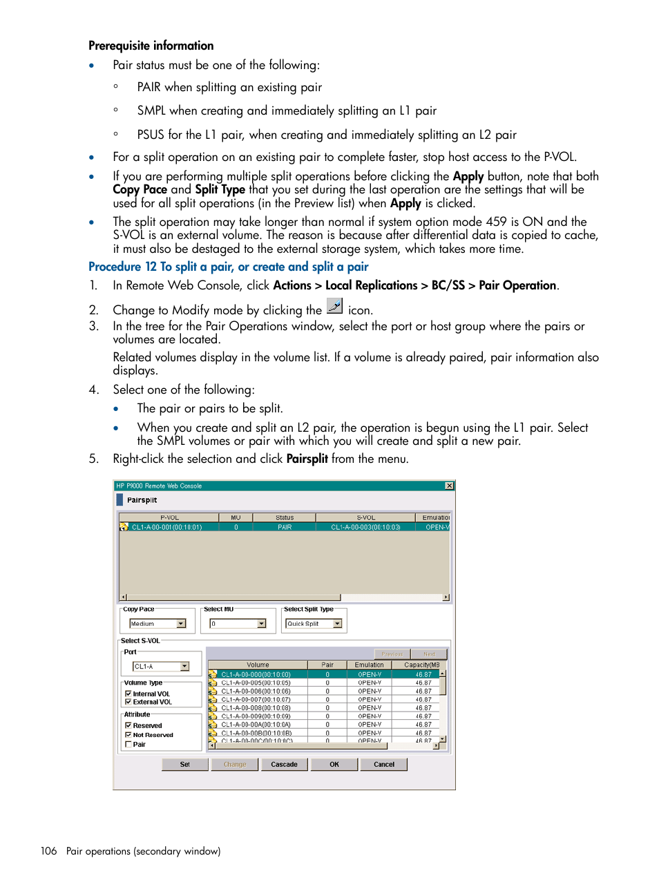 HP XP P9500 Storage User Manual | Page 106 / 132
