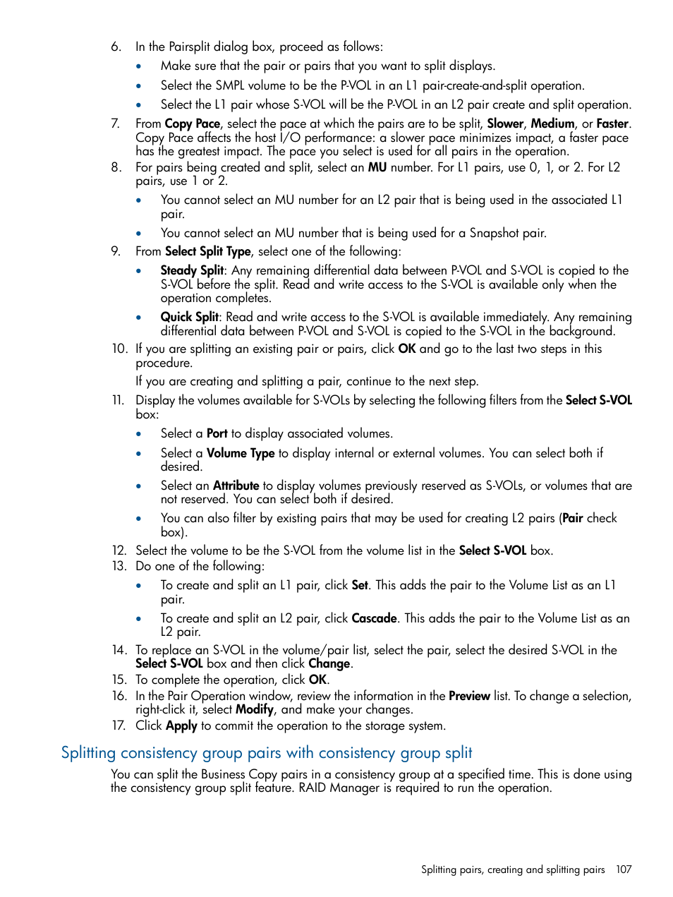 HP XP P9500 Storage User Manual | Page 107 / 132