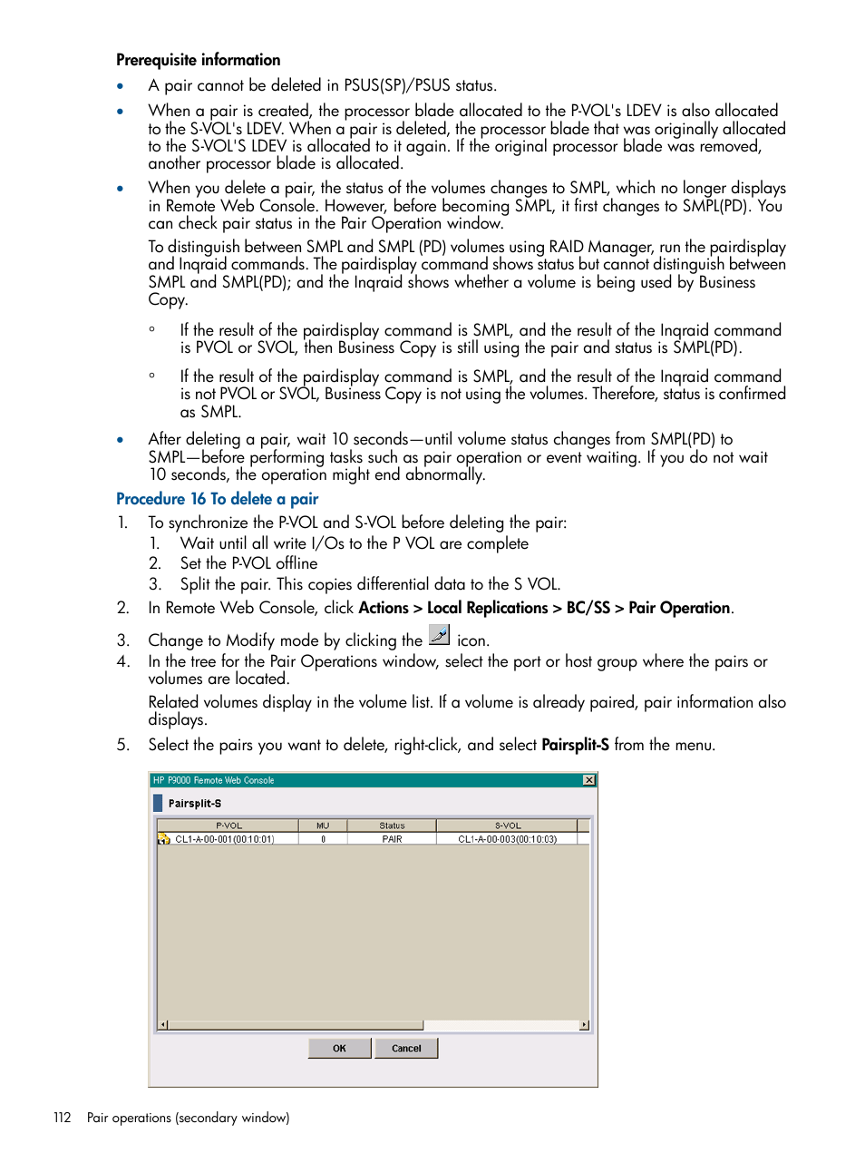 HP XP P9500 Storage User Manual | Page 112 / 132