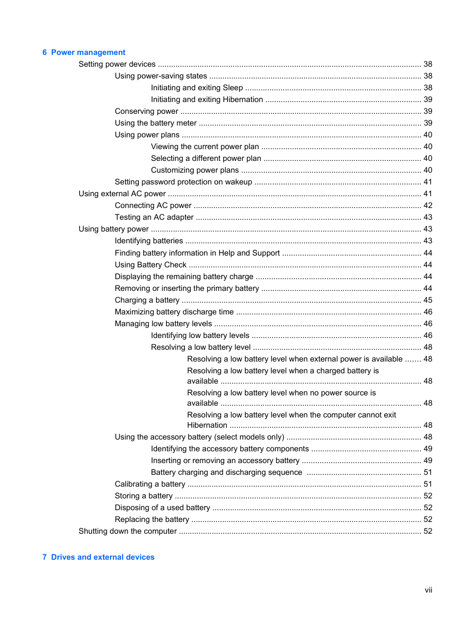 HP Envy 13-1003xx Notebook PC User Manual | Page 7 / 94