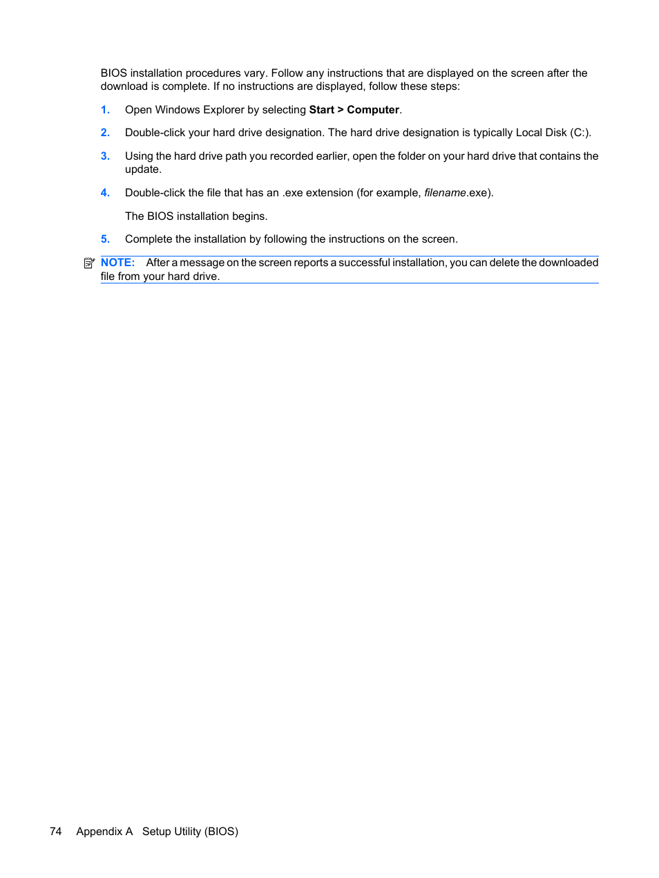 HP Envy 13-1003xx Notebook PC User Manual | Page 84 / 94