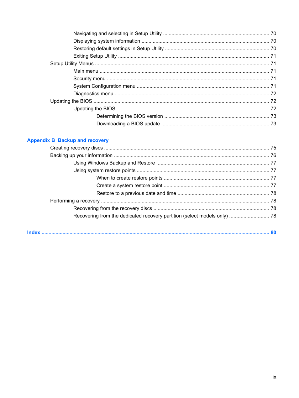 HP Envy 13-1003xx Notebook PC User Manual | Page 9 / 94