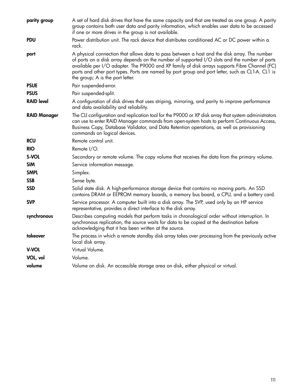 HP XP P9500 Storage User Manual | Page 111 / 113