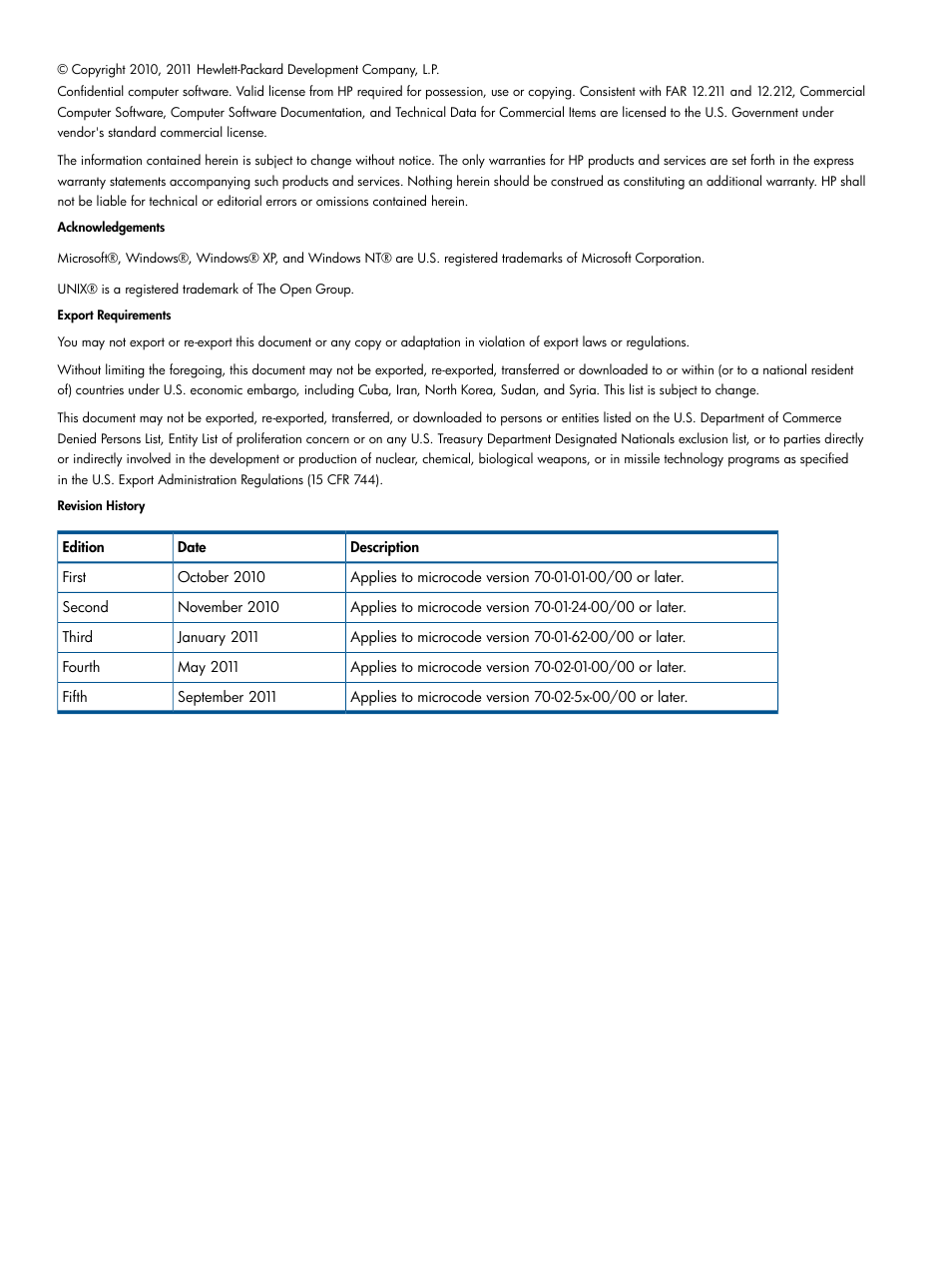HP XP P9500 Storage User Manual | Page 2 / 113