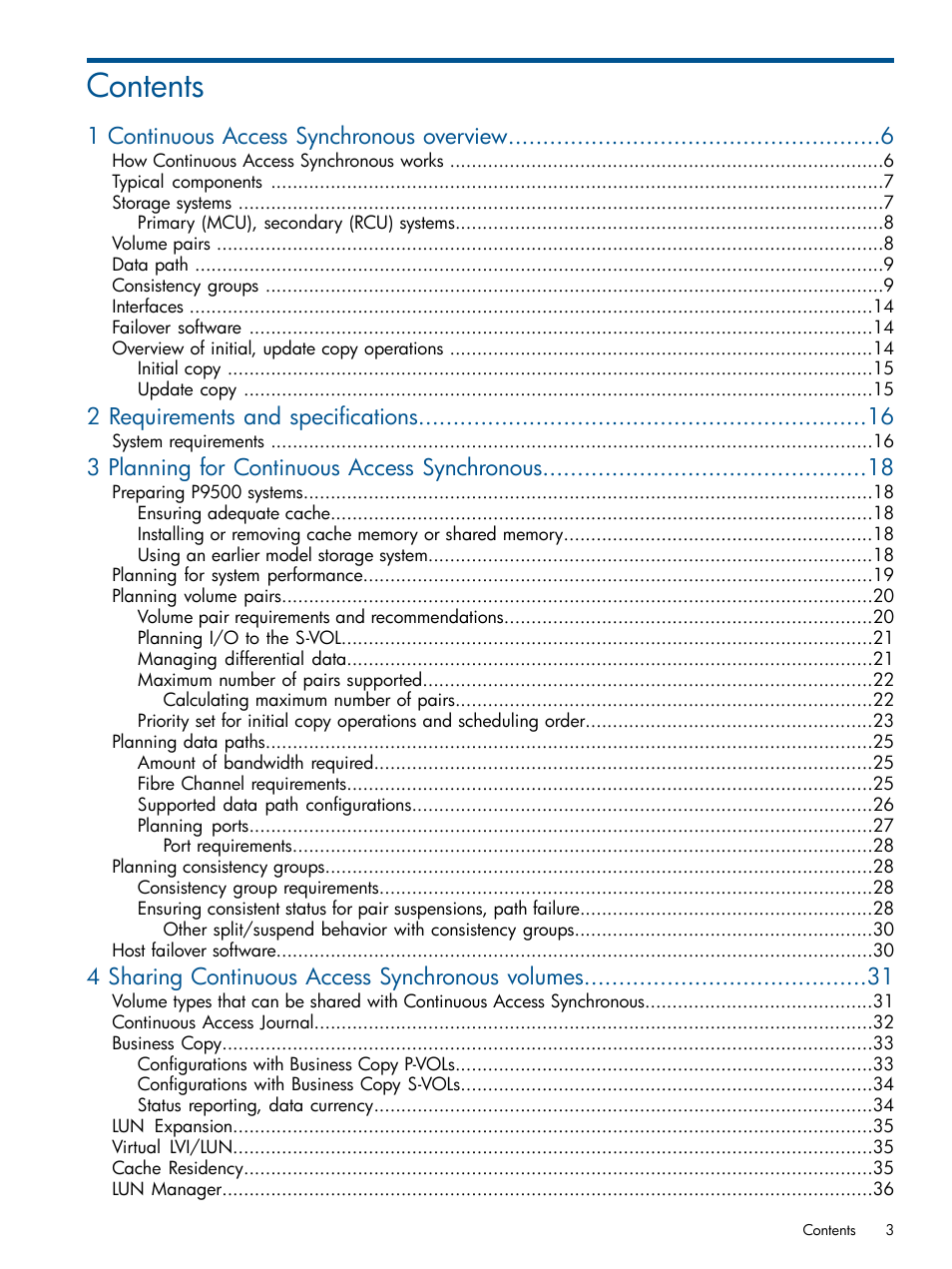 HP XP P9500 Storage User Manual | Page 3 / 113