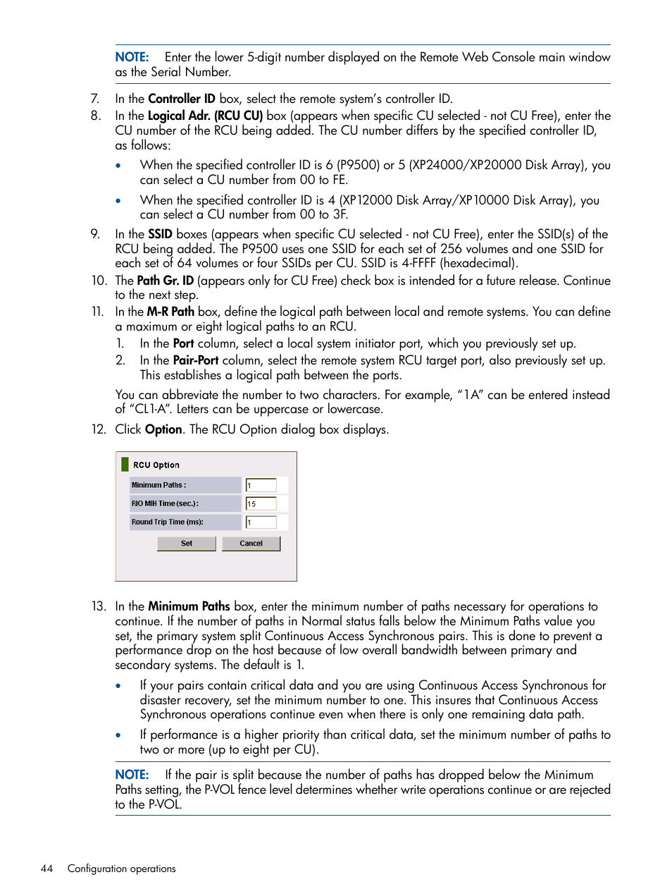 HP XP P9500 Storage User Manual | Page 44 / 113