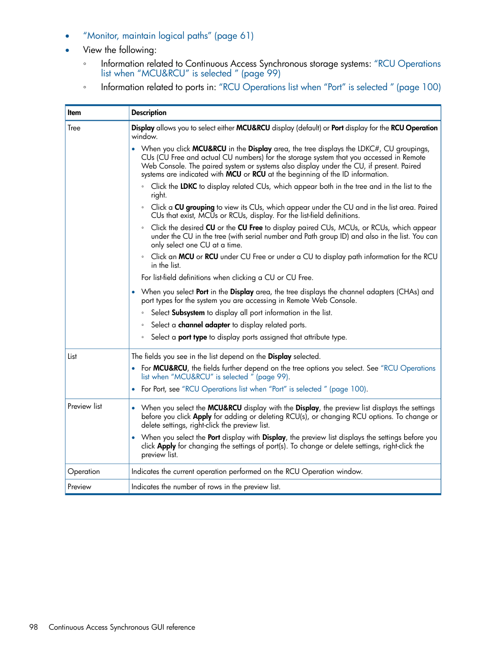 HP XP P9500 Storage User Manual | Page 98 / 113