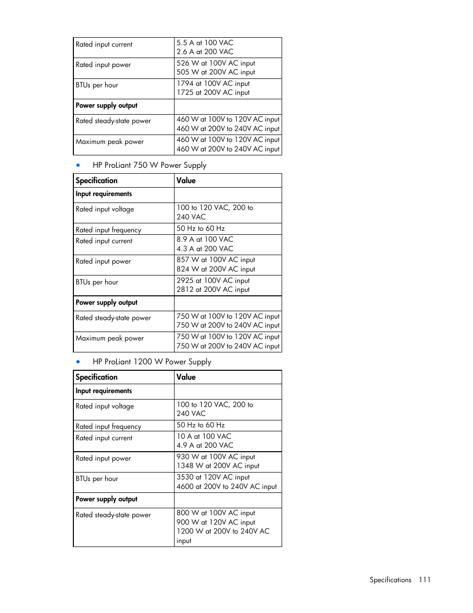 HP ProLiant DL360 G6 Server User Manual | Page 111 / 127