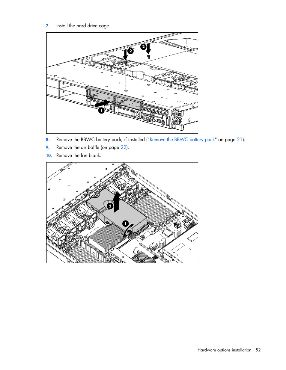 HP ProLiant DL360 G6 Server User Manual | Page 52 / 127