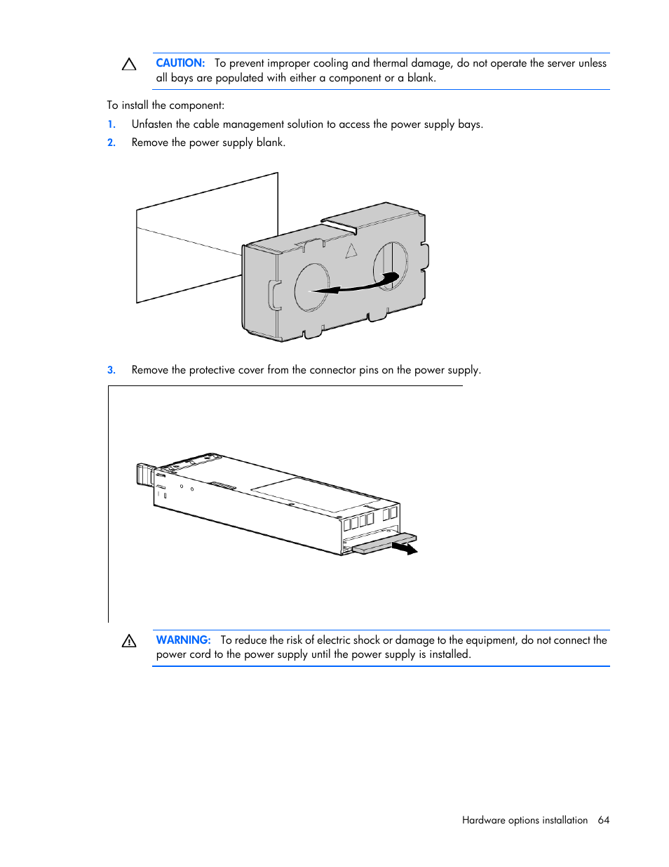 HP ProLiant DL360 G6 Server User Manual | Page 64 / 127