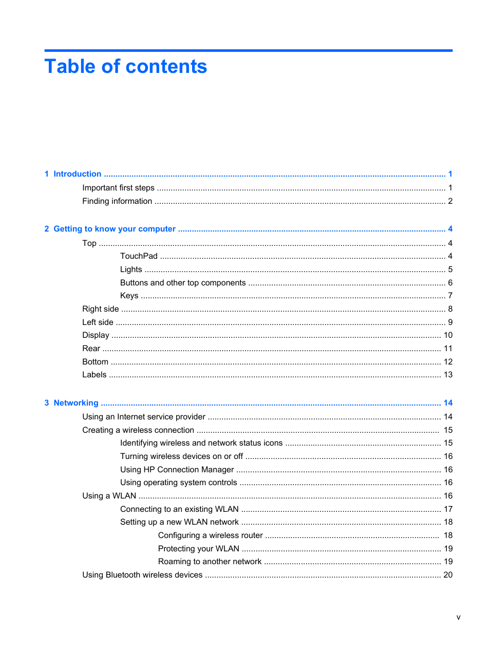 HP Folio 13-2000 Notebook-PC User Manual | Page 5 / 91