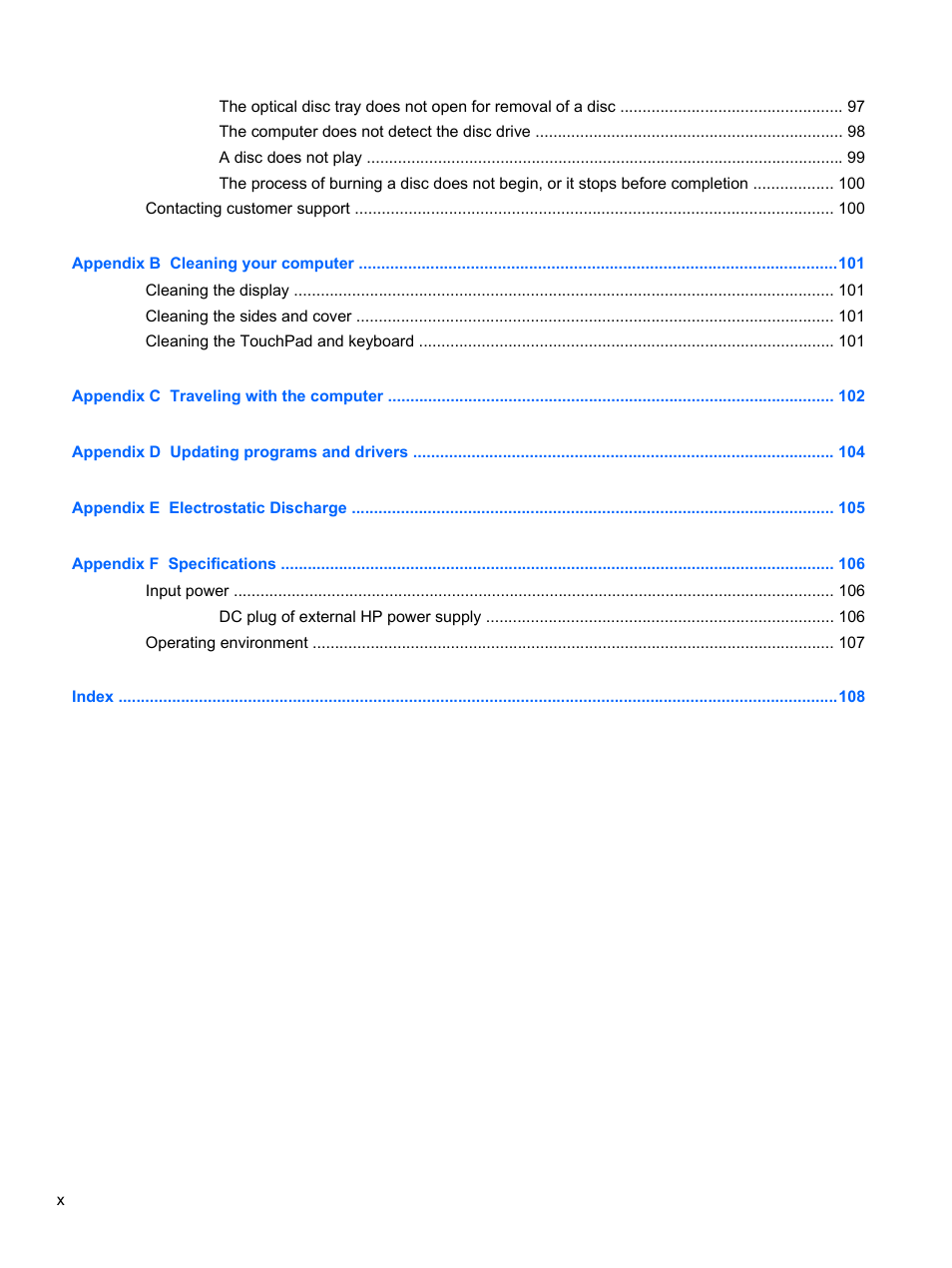 HP Pavilion dm4-3170se Beats Edition Entertainment Notebook PC User Manual | Page 10 / 121