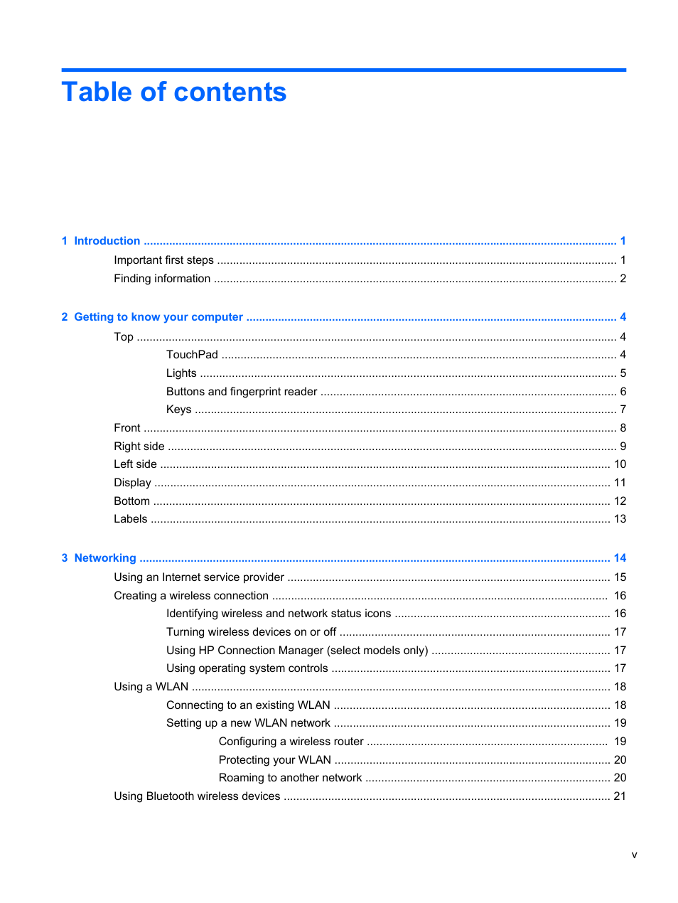 HP Pavilion dm4-3170se Beats Edition Entertainment Notebook PC User Manual | Page 5 / 121