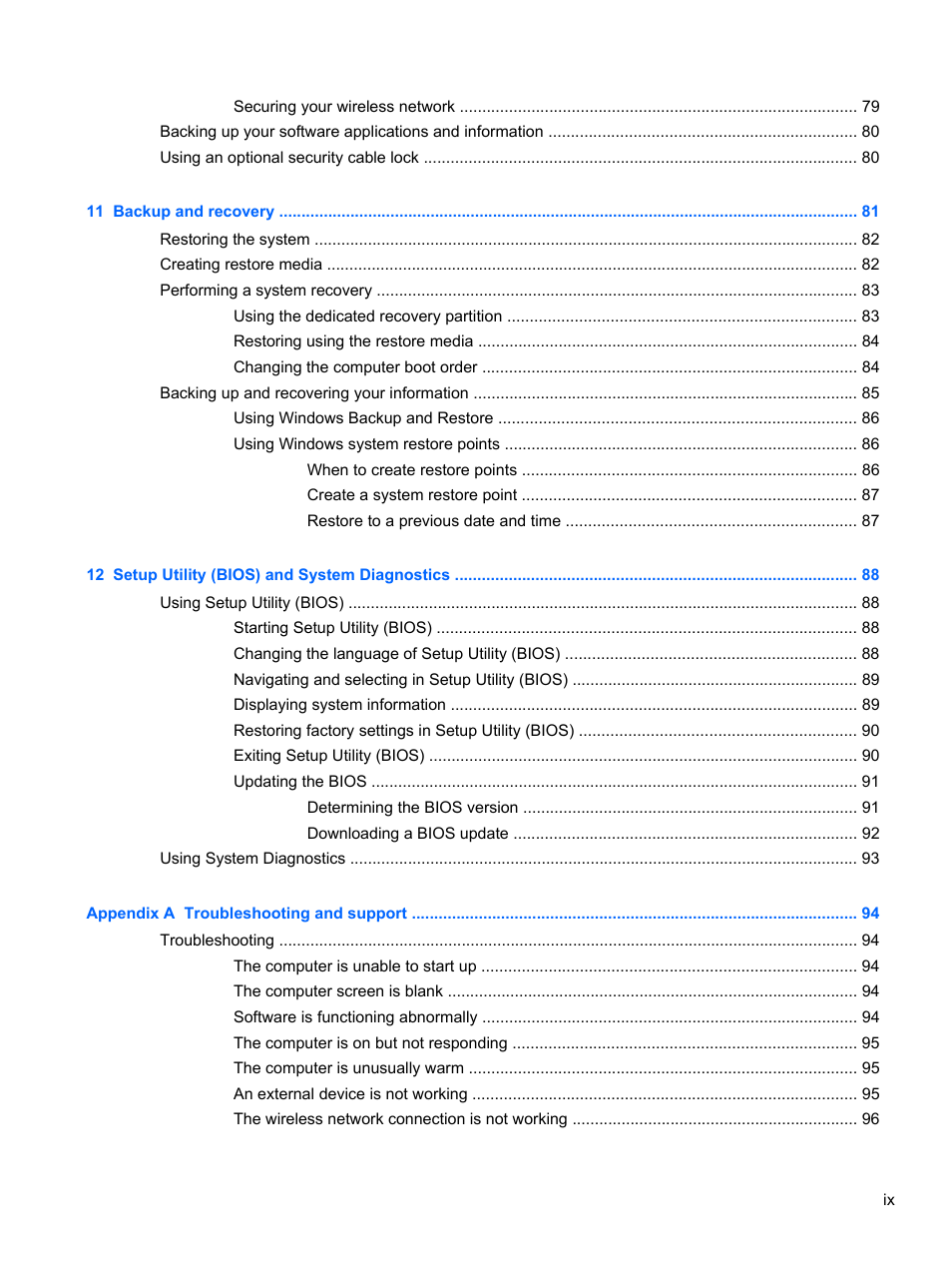 HP Pavilion dm4-3170se Beats Edition Entertainment Notebook PC User Manual | Page 9 / 121