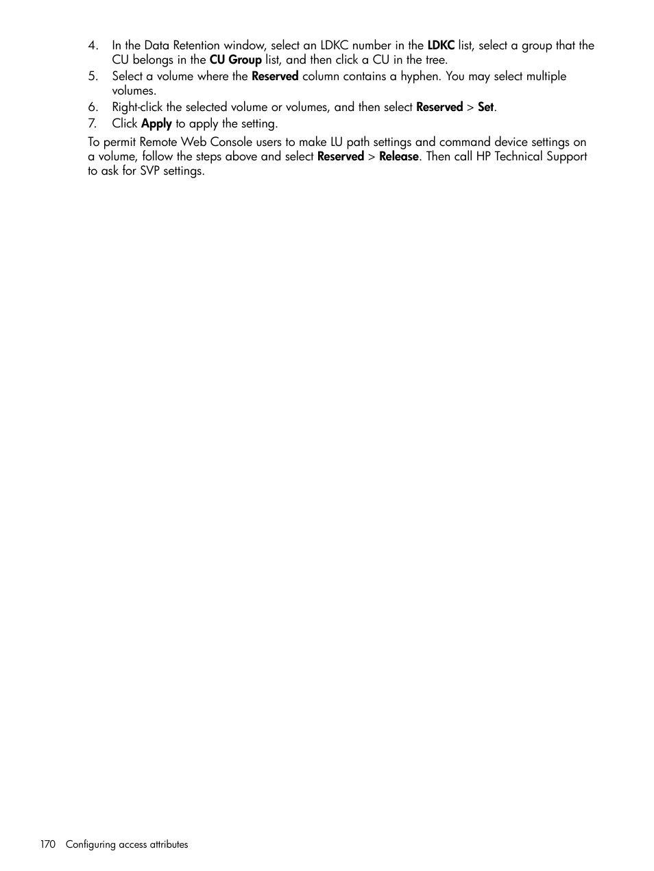 HP XP P9500 Storage User Manual | Page 170 / 438