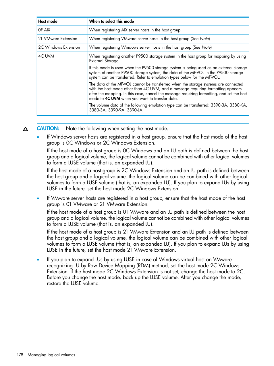 HP XP P9500 Storage User Manual | Page 178 / 438