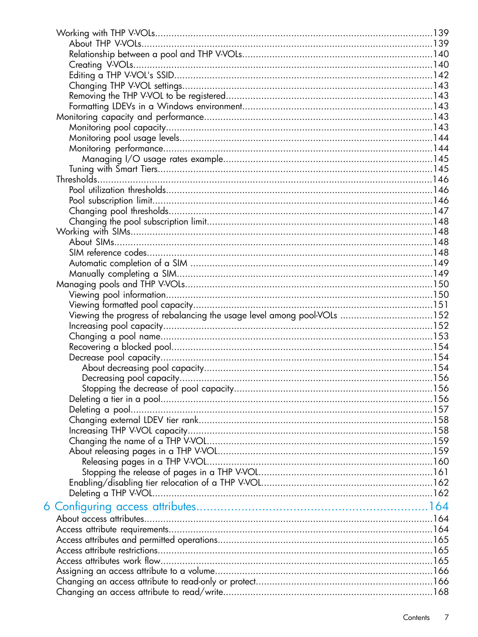 6 configuring access attributes | HP XP P9500 Storage User Manual | Page 7 / 438