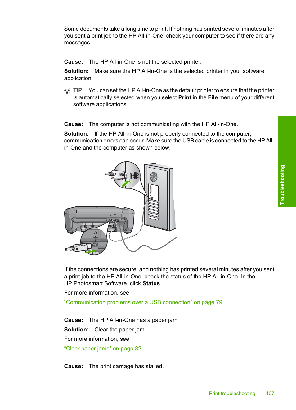 HP Photosmart C4270 All-in-One Printer User Manual | Page 110 / 155