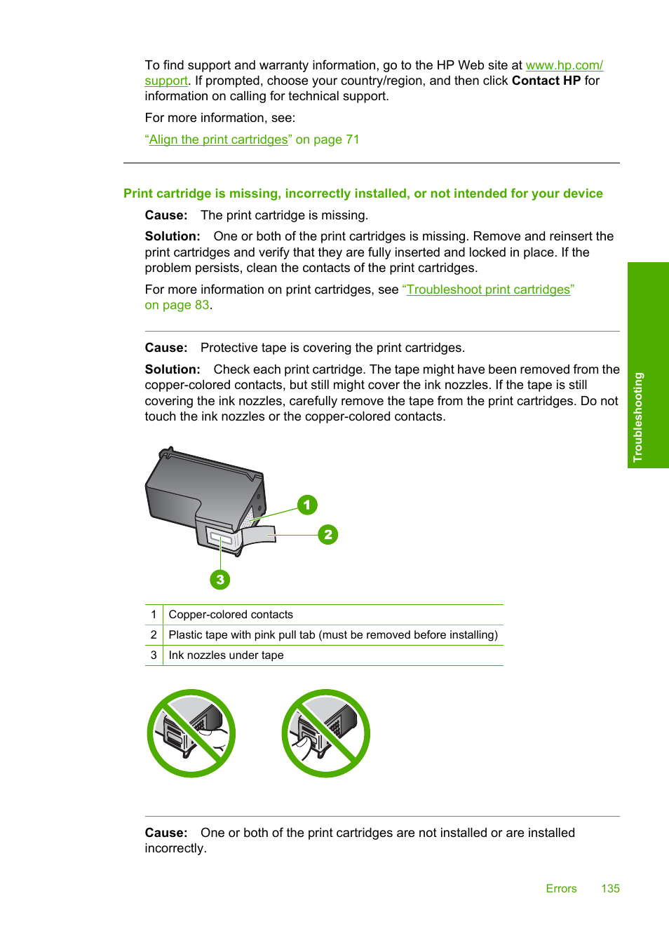 HP Photosmart C4270 All-in-One Printer User Manual | Page 138 / 155