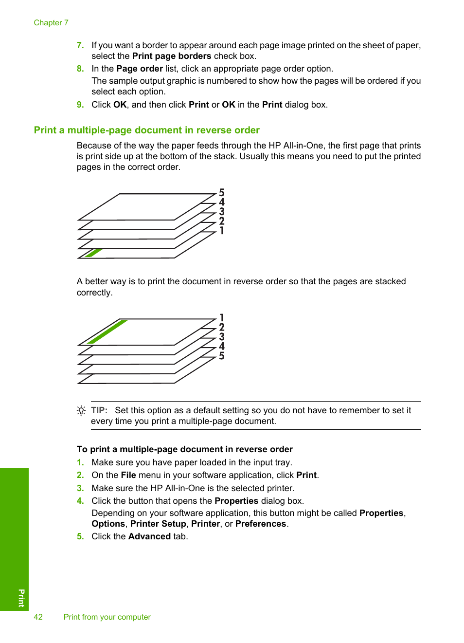 HP Photosmart C4270 All-in-One Printer User Manual | Page 45 / 155