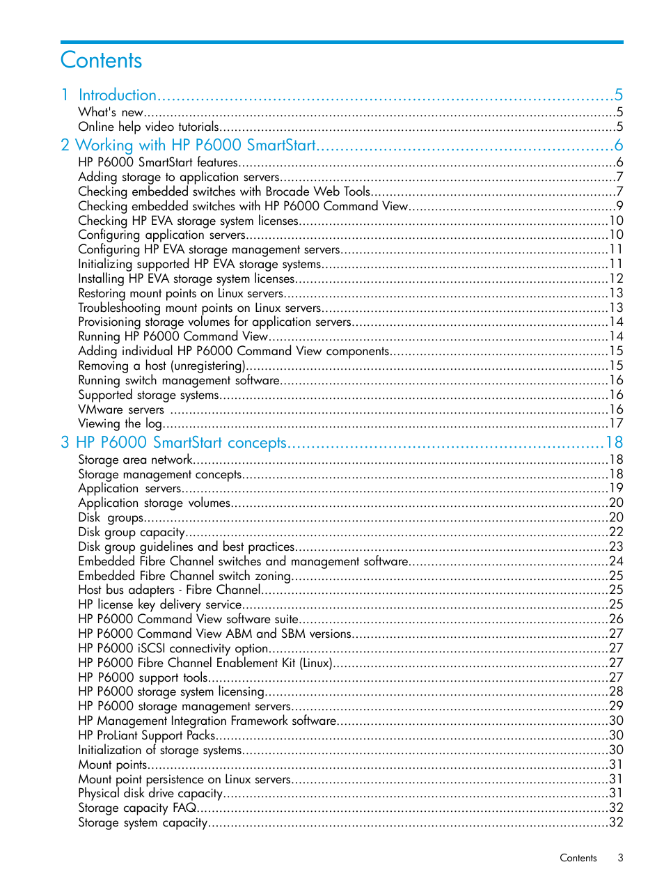 HP Command View EVA Software User Manual | Page 3 / 45