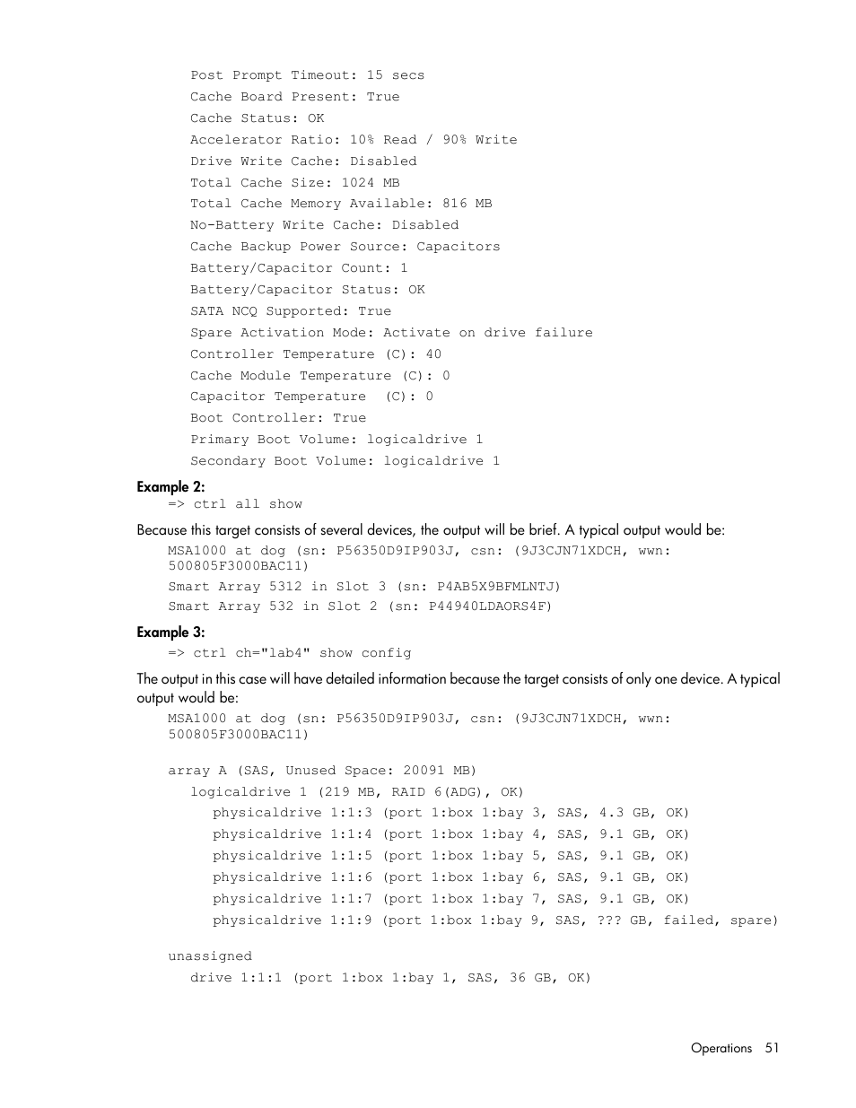 HP Smart Storage Administrator User Manual | Page 51 / 127
