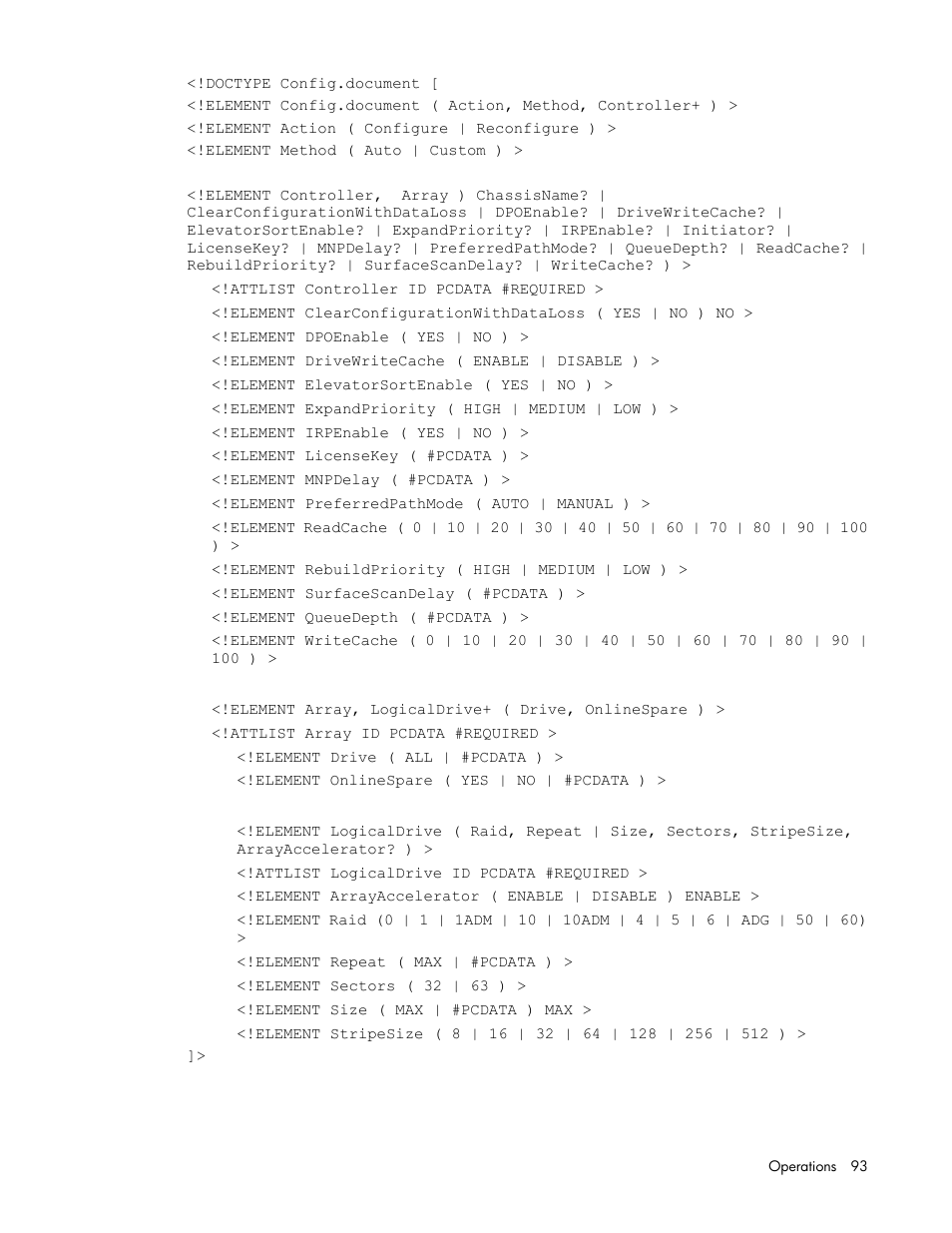 HP Smart Storage Administrator User Manual | Page 93 / 127