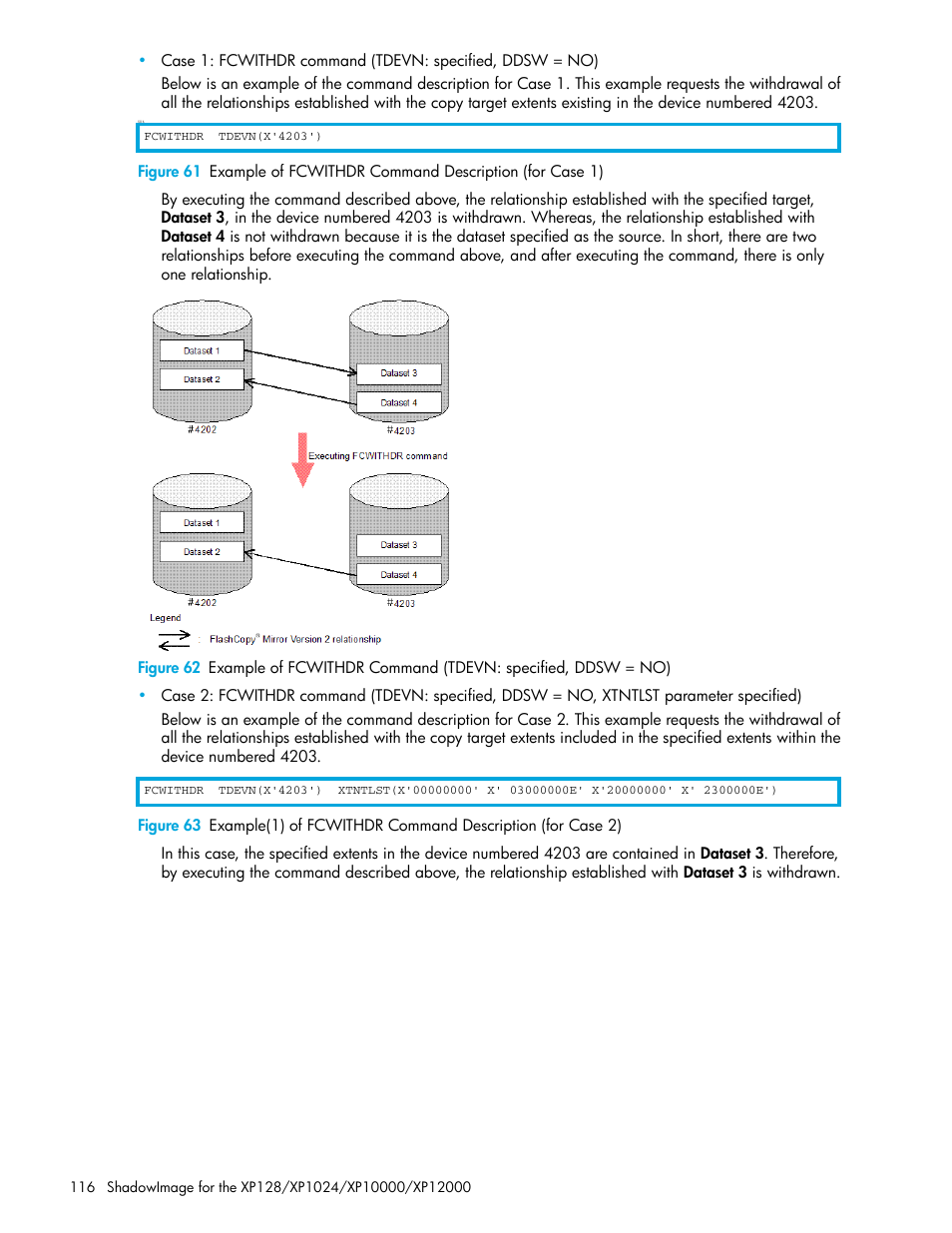 Figure 61, Figure 63 | HP StorageWorks XP Remote Web Console Software User Manual | Page 116 / 130