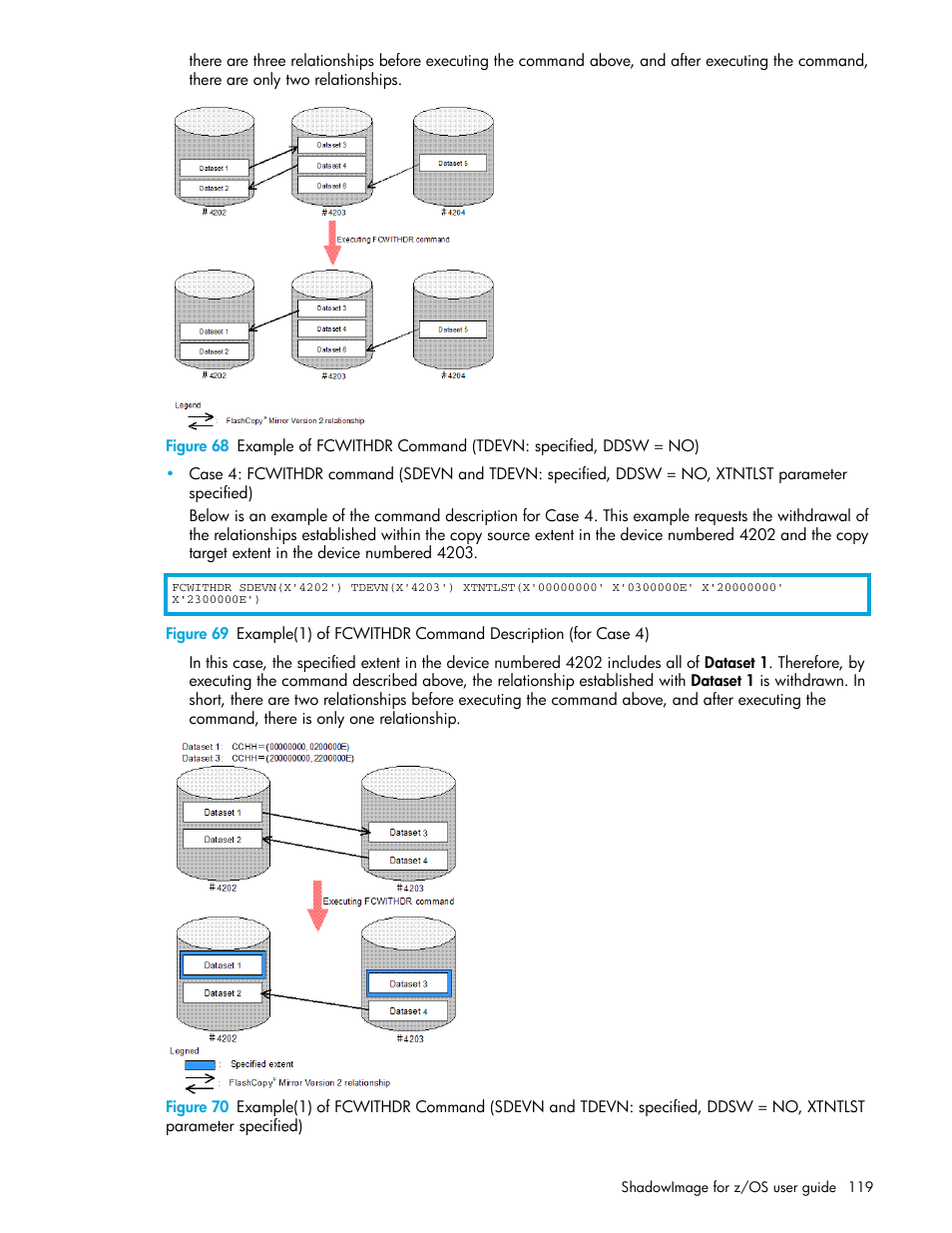 Parameter specified), Figure 69 | HP StorageWorks XP Remote Web Console Software User Manual | Page 119 / 130