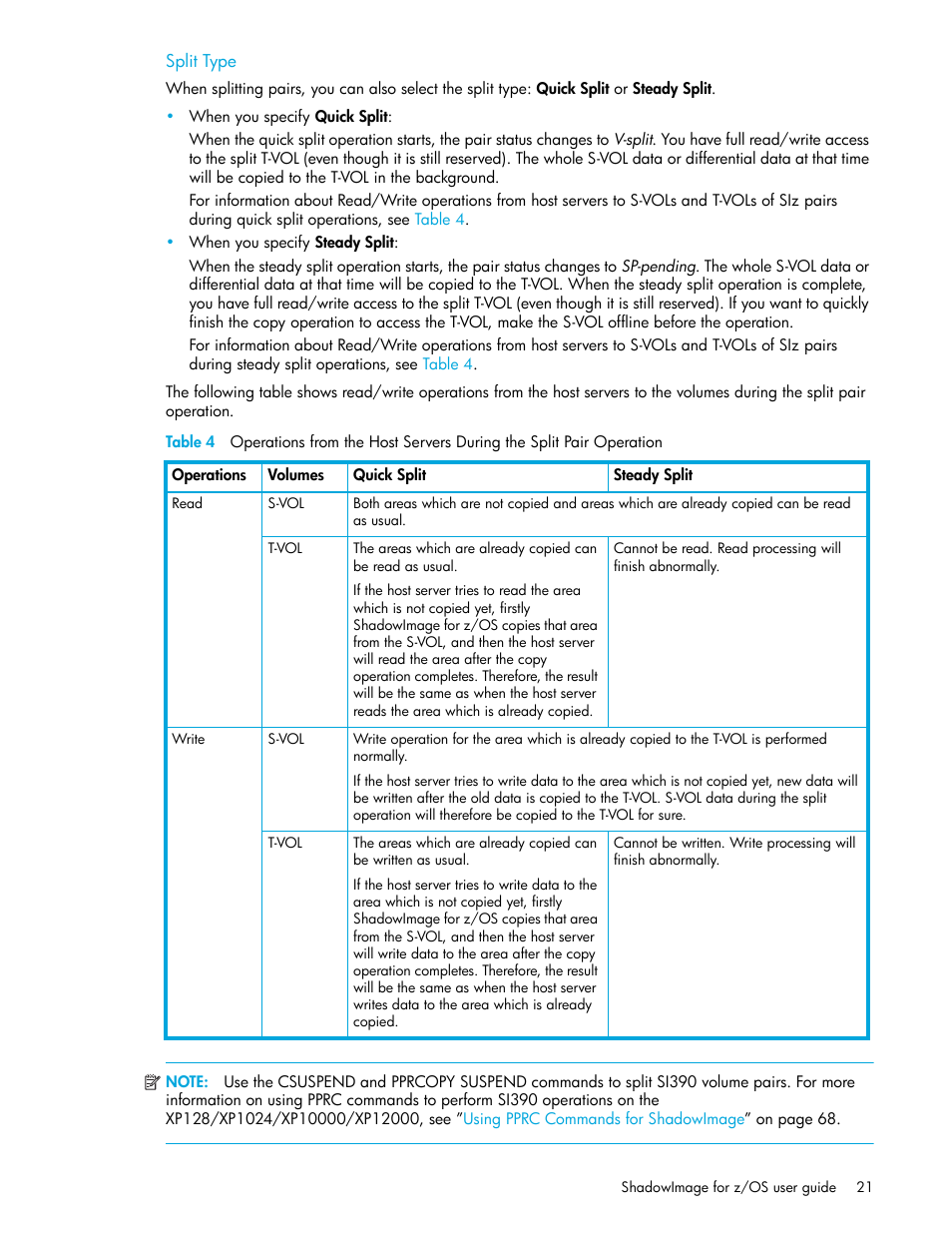 Split type | HP StorageWorks XP Remote Web Console Software User Manual | Page 21 / 130