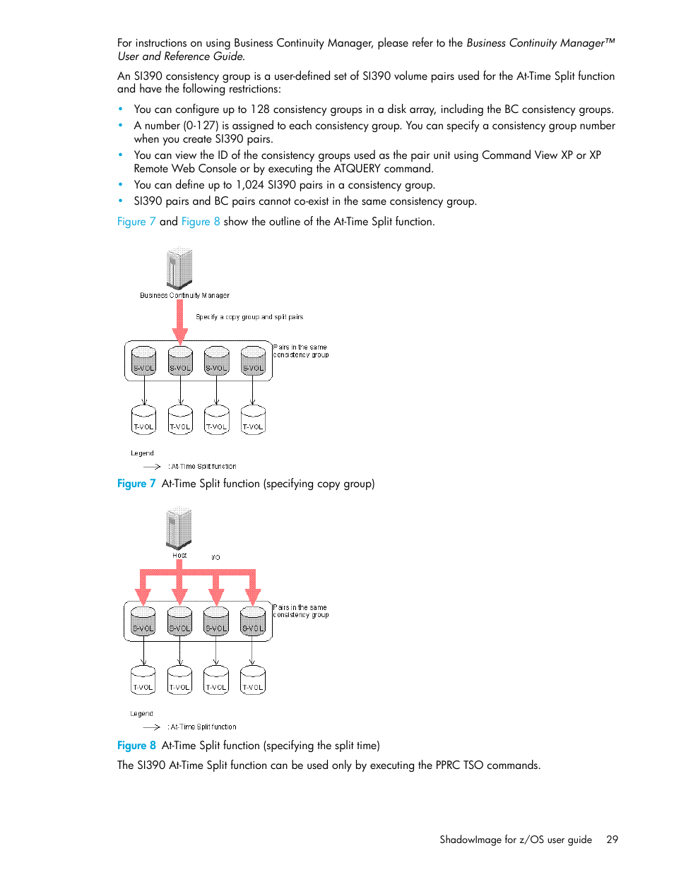 7 at-time split function (specifying copy group) | HP StorageWorks XP Remote Web Console Software User Manual | Page 29 / 130