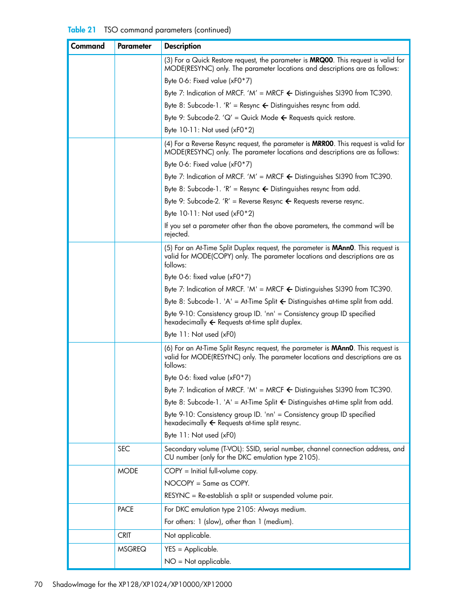 HP StorageWorks XP Remote Web Console Software User Manual | Page 70 / 130